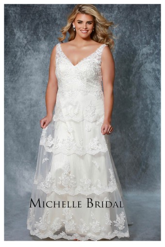 Michelle Bridal Style #MB1936 #6 thumbnail