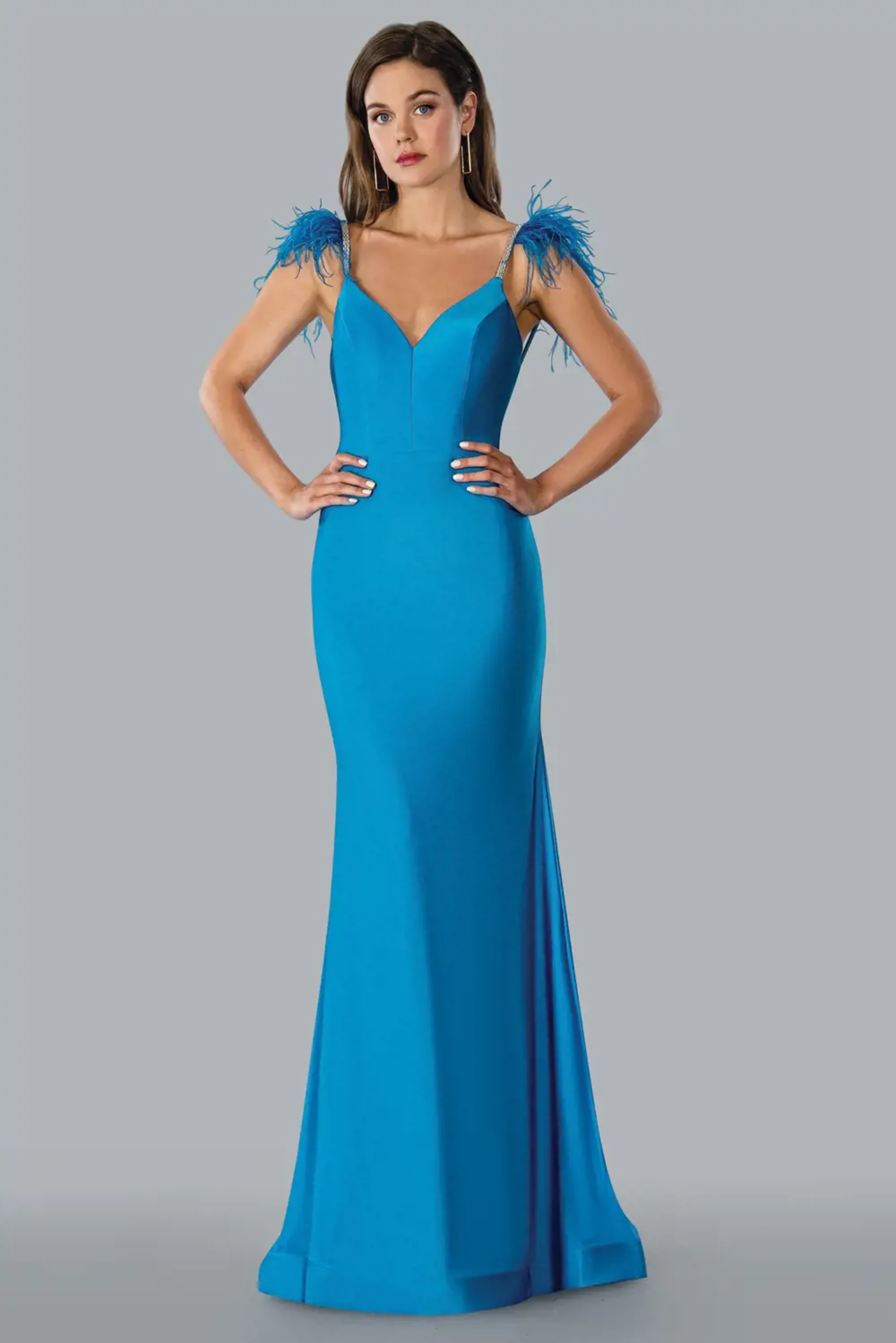 stella couture prom dresses Stella Couture 21066 Long Formal Sequin Prom Dress - Navy - Size 6
