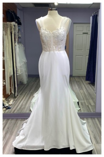 Davinci Bridal Style #F120 #2 Ivory/Ivory thumbnail