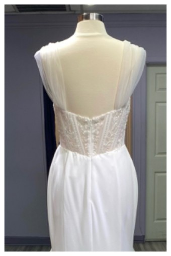 Davinci Bridal Style #F120 #4 Ivory/Ivory thumbnail