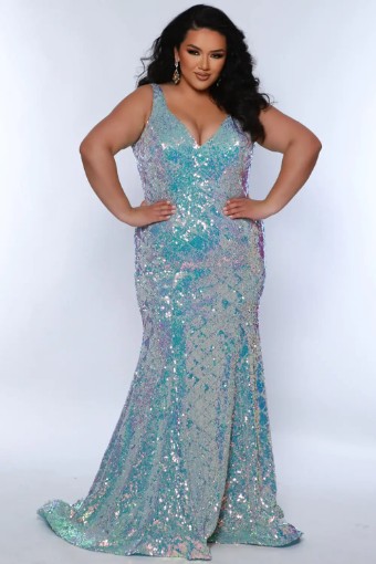 Tease Prom Style #TE2432 #3 Iridescent Aqua thumbnail