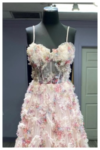 Davinci Bridal Style #F145 #0 Ivory/Multi thumbnail
