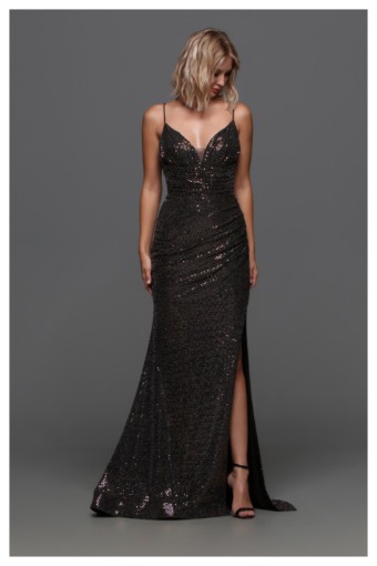 LiaMia Collection Style #72344 #2 Black/Gold thumbnail