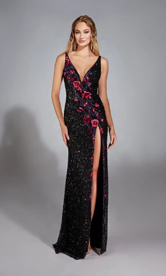 Alyce Paris Style #61841 #5 Black/Multi thumbnail