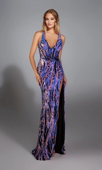 Alyce Paris Style #61897 #3 Black/Multi thumbnail