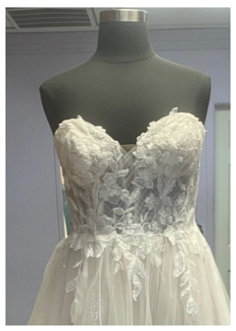 LiaMia Collection Style #19380 #2 Ivory/French Lilac thumbnail