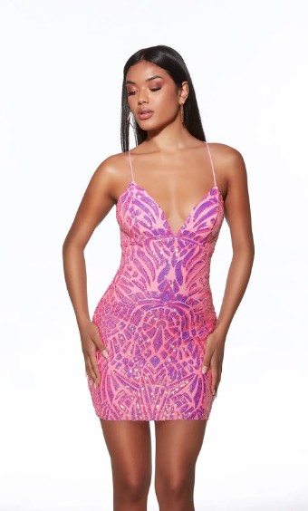 Alyce Paris Style #40082 #0 Hot Pink thumbnail