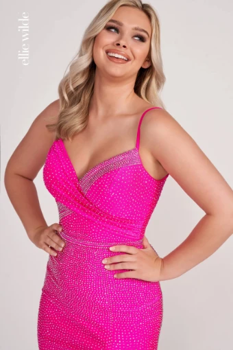 Ellie Wilde Style #EW34039 #2 Hot Pink thumbnail