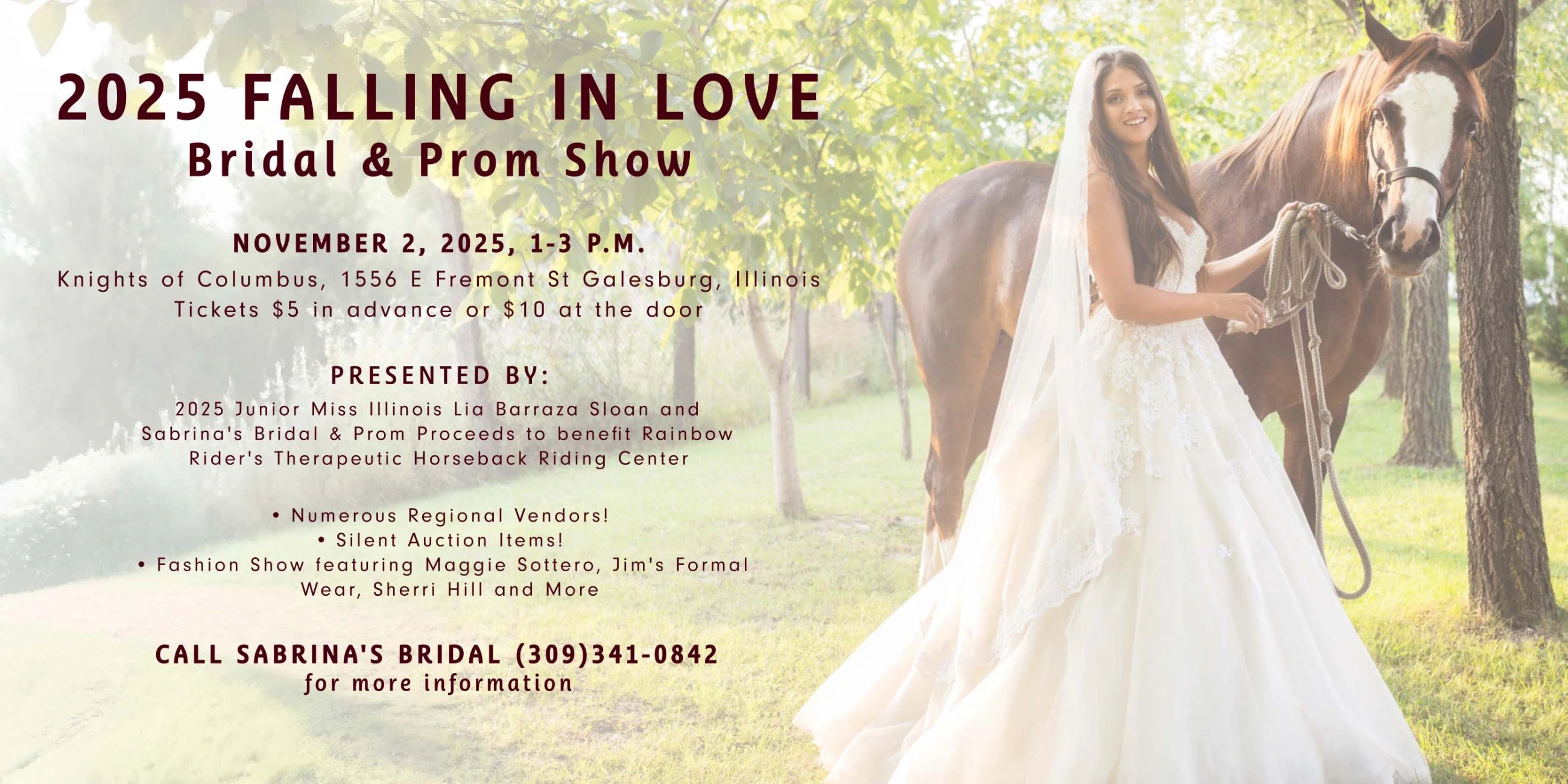 Bridal & Prom show desktop banner