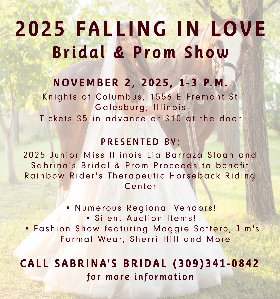 Bridal & Prom show mobile banner