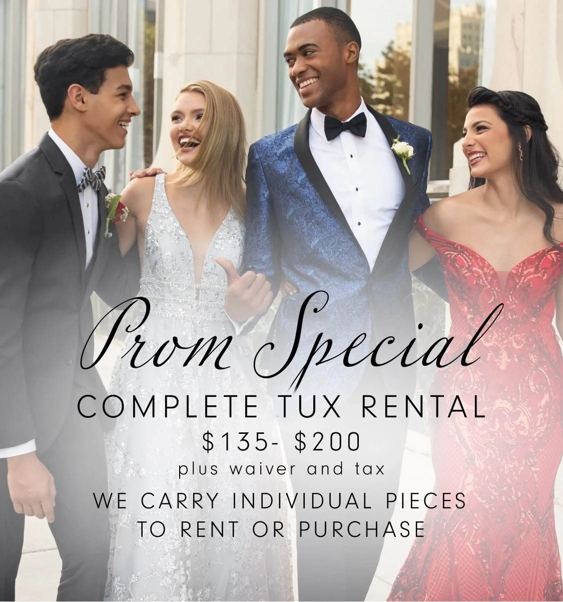 Homecoming special tuxedo mobile banner