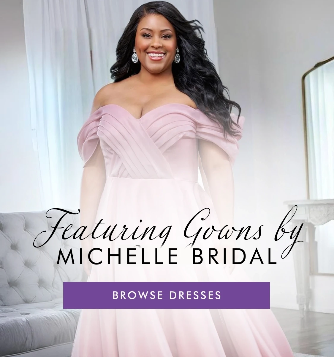 Mobile Banner Featuring Michelle Bridal
