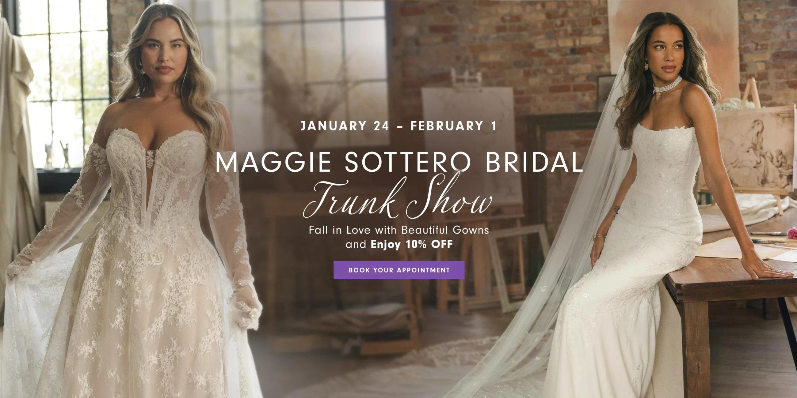 Maggie Sottero Bridal Trunk Show