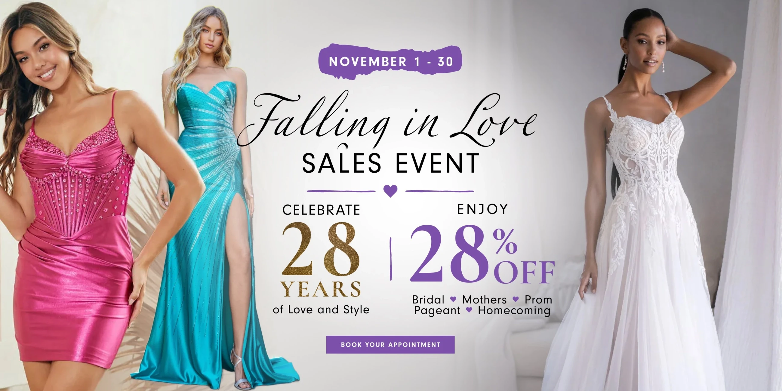 Falling in Love Sales Event