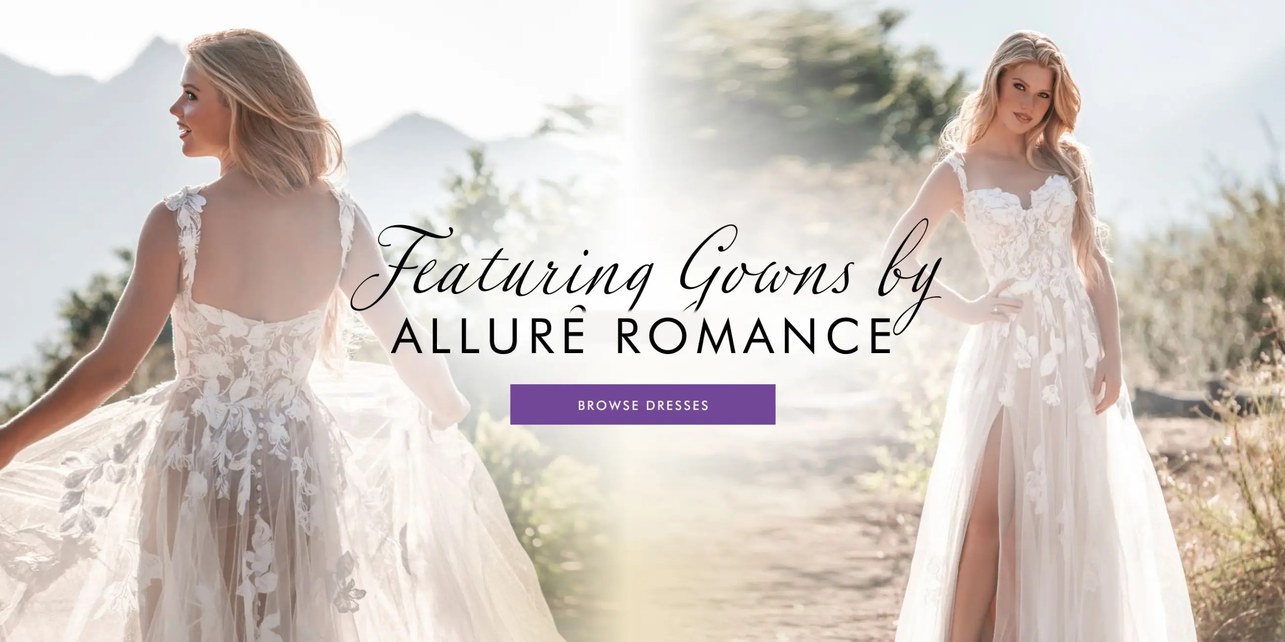 Desktop Banner Featuring Allure Romance